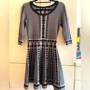 Nina Leonard knit dress